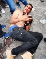 Another Thieving Bastard Gets Beating.