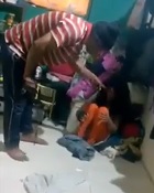 Dude Viciously Attacks a Girl 