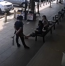 Dudes Very Last Time Loungin on a Bench (Crushed)