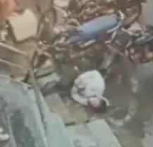 Moment Suicide Jumper Splats Right on the Sidewalk