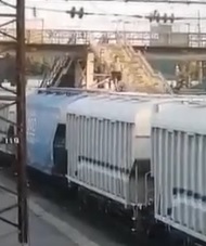 Last Run on Top of the Train... Electrocuted