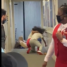 Meanwhile at LaGuardia Airport in NYC