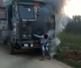 Truck Driver Electrocuted to Death.