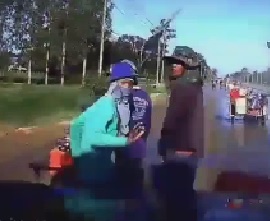 Last Day at Work... Road Workers Struck by Speeding Car.