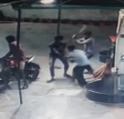 Dude Hacked Up at Gas Station (w/ Aftermath)