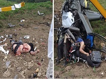 Helicopter Mishap Leaves Couple Dead. 