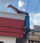 Dude Sizzles in the Most Awkward Position.