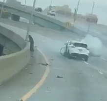 Man Jumps From Overpass After Crash in the Bronx.