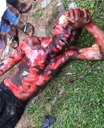 Dude Receives Savage Mob Justice.