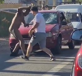 Drugged up Naked Man Gets Karma.