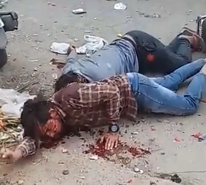 Gas Cylinder Explodes (Looks Like a Bomb Hit Town)