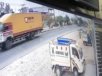Biker Makes Wrong Move.
