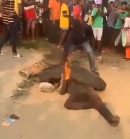 Dude Necklaced and BBQ'd