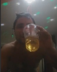Last Chug of Beer Before Hanging Himself on Live.