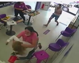 Crazy Bitches Run in Store and Beat Employees