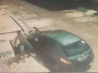 LOL: Dude Runover by His Own Car.