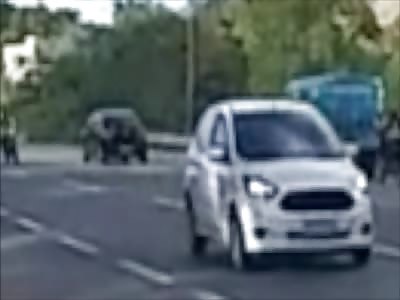 BIKE EXPLODES ON IMPACT (cut & zoomed version).