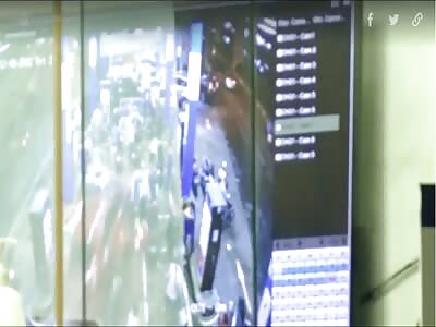 the drunk driver ran into the crowd waiting at the gas station