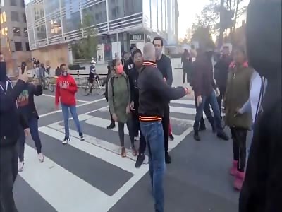 E KNOCK OUT TRUMP SUPPORTER in DC Clash