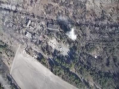 Drone Destruction of Command Post of the 35 Russian Army