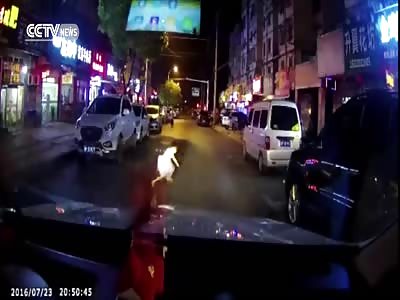 4 year old smoked by car