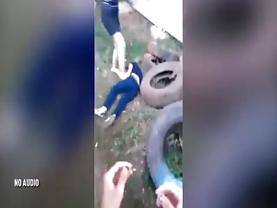 TEEN GIRL KO'S AND BEATS DOWN ANOTHER GIRL