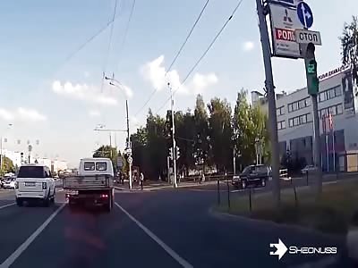 CAR VS BIKE CRASH COMP