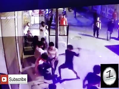 KID GETS BEAT DOWN WITH A METAL ROD