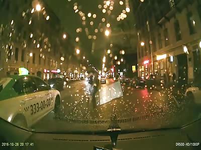 Jaywalker Smoked By Car.