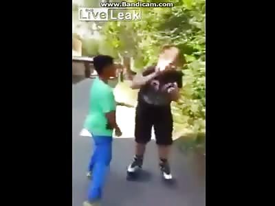 Poor German school boy beaten by migrants