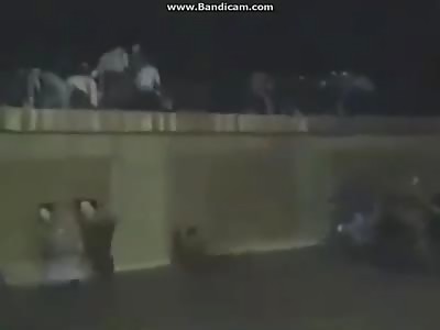 Berlin Wall shooting scene (1986)