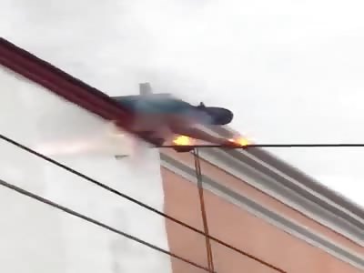 WORKER ELECTROCUTED TO DEATH WHILE FIXING WIRES