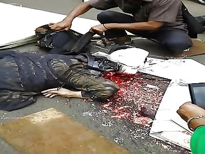 Motorcyclist died with blown head