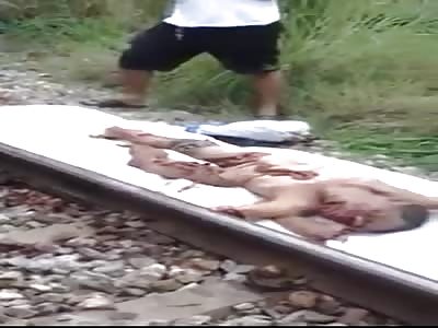 Collect body parts of a suicidal man