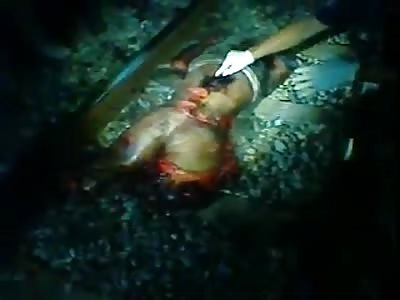 Dismembered torso train lines