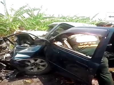 Remove corpses inside a rugged van