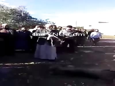 New Machinegun Execution of Syrian Soldier by Moderate Terrorists