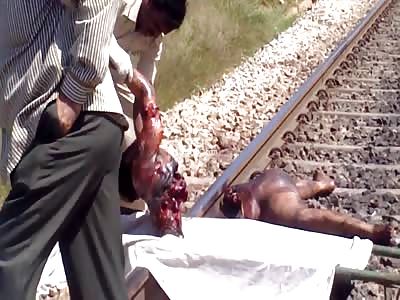 Collect body parts of a suicidal man