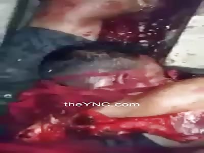 Body of a man shot dead was abandoned on train lines and ran over