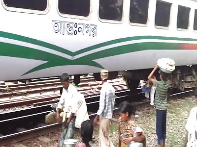 Flock hit by a train and some end up decapitated