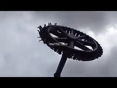 Accident In Amusement Park - Man Falls From Heights To His Death