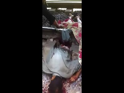 Man Dies Halved In Two By A Train (Suicide)