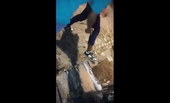 Young Thief Gets A Shot In His Leg