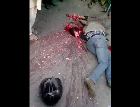 Motorcyclist Died With His Head And Arms Ripped To Pieces