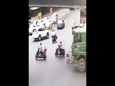 Horribre Death: Scooter Rider Never See it Coming