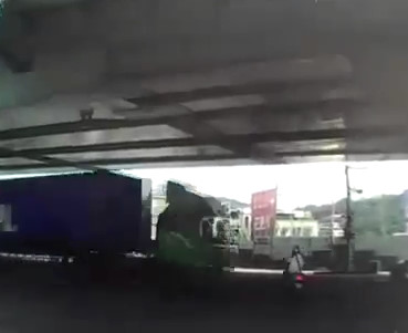 Girl on Scooter Runs Red Light an Has a Massive Surprise