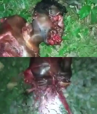 Two Men Completely Ripped to Pieces by Train