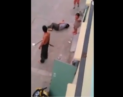 Drunk Man Slits the Throat of Wife in Front His daughter