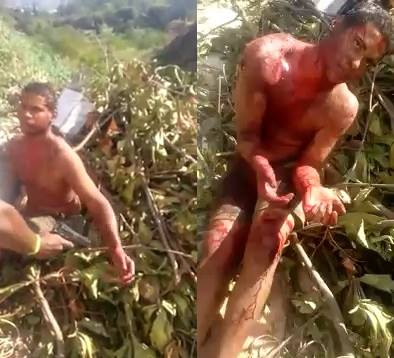 Thief Punished by Traffickers with Gunshots in Hands