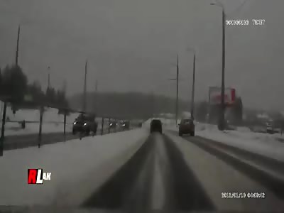 HIT AND RUN: WOMAN IS RUN OVER BY TRUCK AND WALKS AWAY